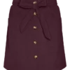 Vmcvilja korte corduroyrok met hoge taille