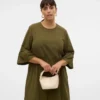 Vmcvilja korte jurk van corduroy