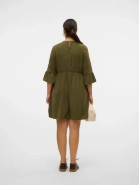 Vmcvilja korte jurk van corduroy