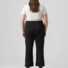 Vmczamira broek met middelhoge taille