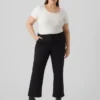Vmczamira broek met middelhoge taille
