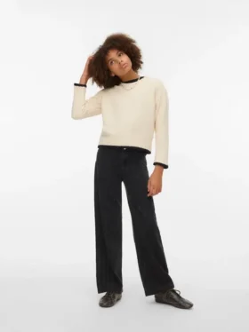 Vmdaisy jeans met hoge taille en wijde pijpen