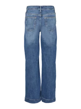 Vmdaisy jeans met middelhoge taille en wijde pijpen
