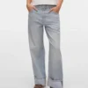 Vmdarcy-Jeans met middelhoge taille en wijde pijpen