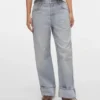 Vmdarcy-Jeans met middelhoge taille en wijde pijpen