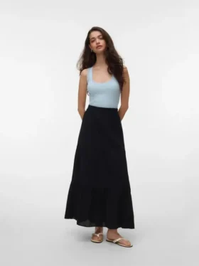 Vmdicthe lange rok met hoge taille
