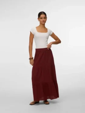 Vmdicthe lange rok met hoge taille