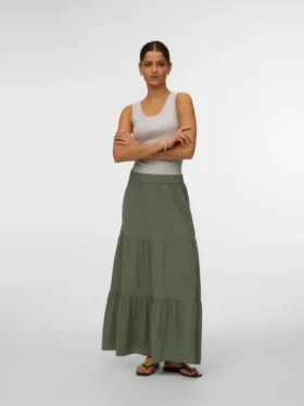 Vmdicthe lange rok met hoge taille