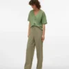 Vmdinna-broek met middelhoge taille