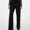 Vmdinna-broek met middelhoge taille