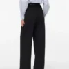 Vmeda-broek met middelhoge taille