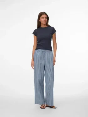 Vmelena-broek met hoge taille