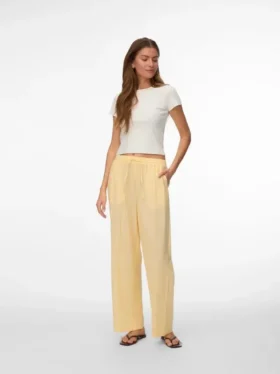 Vmelena-broek met hoge taille