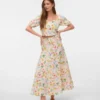 Vmelena lange rok met hoge taille