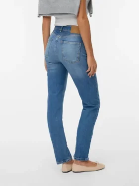 Vmelia High Rise Straight Fit-Jeans