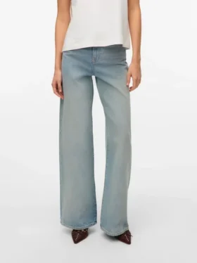 Vmelina Super High Rise-Jeans met wijde pijpen