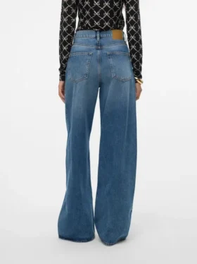 Vmelina Super High Rise-Jeans met wijde pijpen