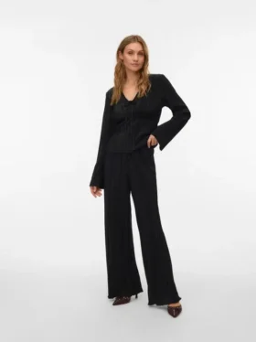 Vmelisa-broek met hoge taille