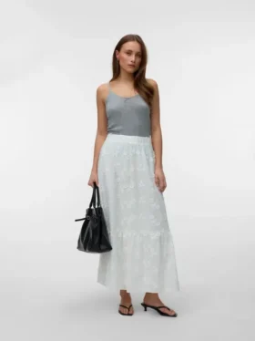 Vmelisa lange rok met hoge taille