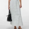 Vmelisa lange rok met hoge taille