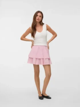 Vmelix kort shorts met hoge taille