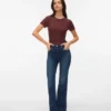 Vmella jeans met middelhoge taille en bootcut-pasvorm