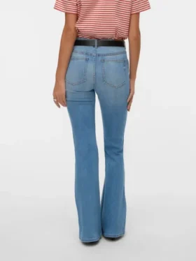 Vmella jeans met middelhoge taille en bootcut-pasvorm