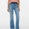 Vmella jeans met middelhoge taille en bootcut-pasvorm