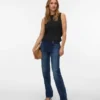 Vmella Mid Rise Straight Fit-Jeans