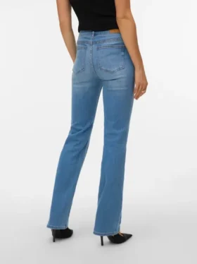 Vmella Mid Rise Straight Fit-Jeans