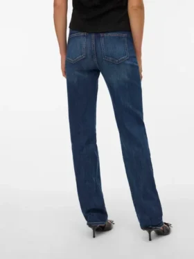 Vmella Mid Rise Straight Fit-Jeans