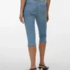 Vmelly capri met middelhoge taille en slanke pasvorm