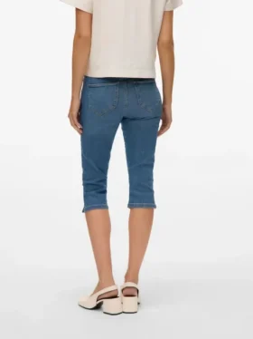 Vmelly capri met middelhoge taille en slanke pasvorm
