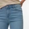 Vmelly capri met middelhoge taille en slanke pasvorm
