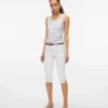Vmelly capri met middelhoge taille en slanke pasvorm