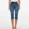 Vmelly capri met middelhoge taille en slanke pasvorm