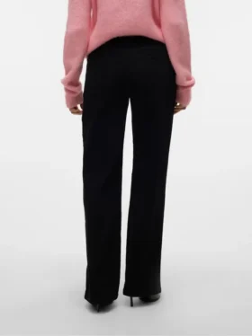 Vmelly jeans met middelhoge taille en wijde pijpen