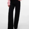 Vmelly jeans met middelhoge taille en wijde pijpen