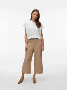 Vmelma broek met hoge taille