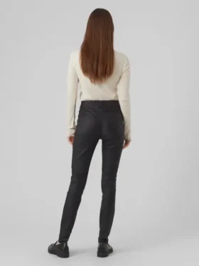 Vmembrace broek met middelhoge taille