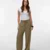 Vmemma broek met hoge taille