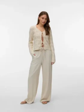 Vmemma broek met hoge taille