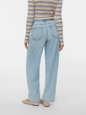 Vmestelle High Rise Barrel Fit-Jeans