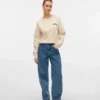 Vmestelle High Rise Barrel Fit-Jeans