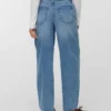 Vmetna High Rise Barrel Fit-Jeans