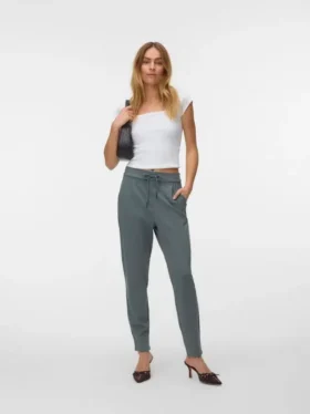 Vmeva-broek met middelhoge taille