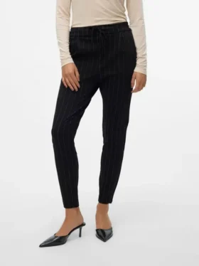 Vmeva-broek met middelhoge taille