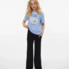 Vmeva-broek met middelhoge taille