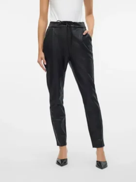 Vmeva-broek met middelhoge taille