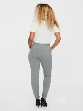 Vmeva-broek met middelhoge taille